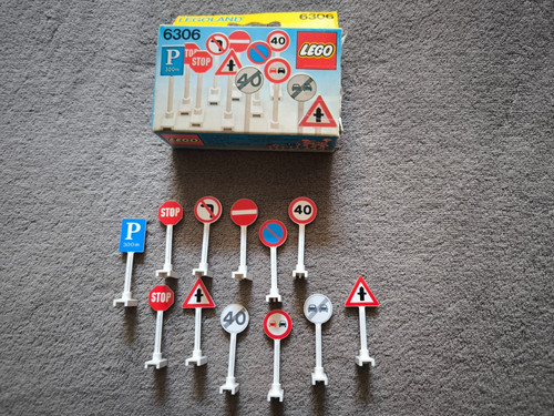 Lego strassenschilder 6306 - strassenschilder,
