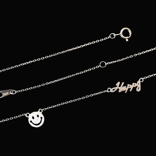 Smail halskette sterling - smail,