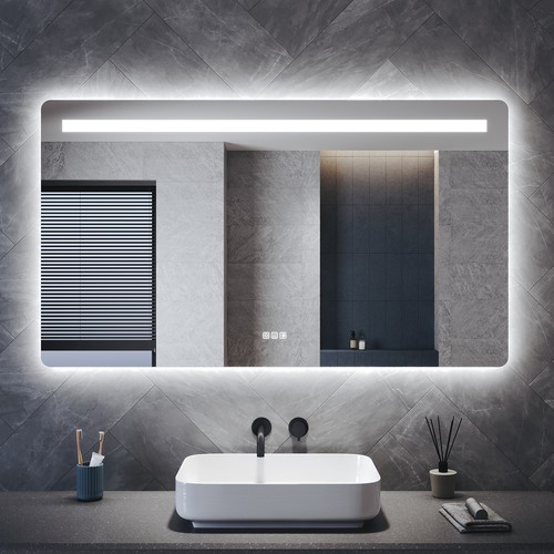 Badspiegel mit led beleuchtung - badspiegel,