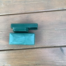 2 Stück Abdeckkappe Pfosten Grün 40 X 60 mit Abdeckung für Schiene