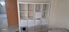 IKEA Kallax Regal 4x4 Weiß Bücherregal Regal Aufbewahrung