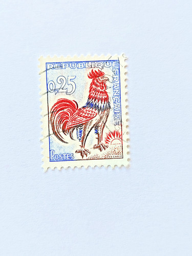 Briefmarke frankreich - briefmarke,