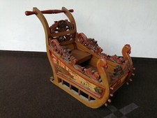 Antiker Alter Holz -Schlitten