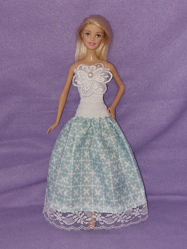 Barbie kleid weiß - kleid,