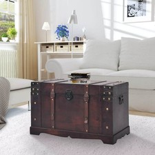 Schatztruhe holz vintage - schatztruhe,