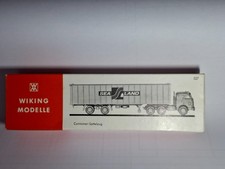 Wiking Container-Sattelzug mit US Zugmaschine "SEA LAND" 