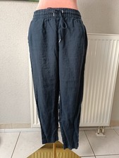 H&M Leinenhose blau Gr. 36