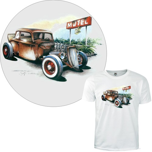 Hot rod shirt american - t-shirt,