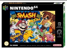 N64 Super Smash Bros. Spiel Modul Nintendo 64 PAL Game Cartridge, Modul 