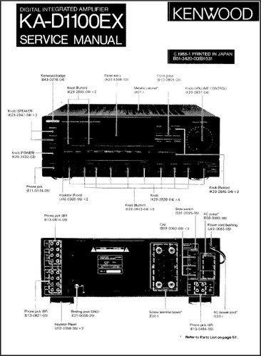 Service manual für kenwood - für,