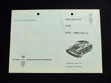 NSU PRINZ 1 2 30 SPORT PRINZ