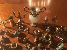 Setzkasten Figuren 40 Stück Messing massiv