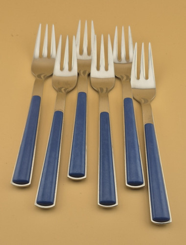 Wmf torino blau kuchengabel - blau, 6x