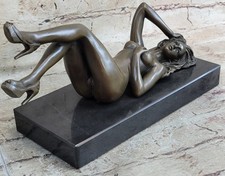 Jugendstil Messingskulptur Of