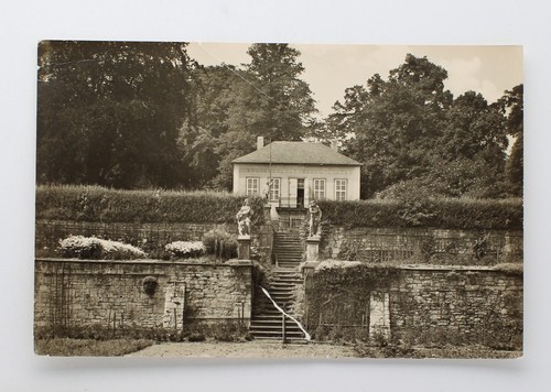 Echtfoto postkarte mücheln - -,
