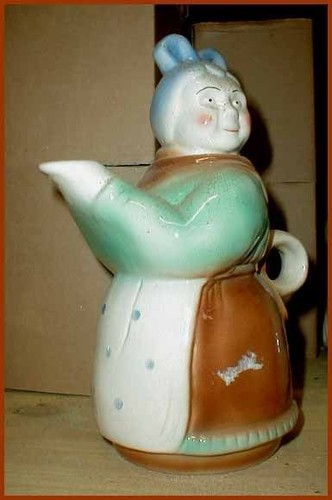 Porzellan figur kanne - porzellan,