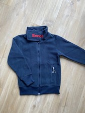 Bench Pullover Fleecejacke Jungen Gr. 116 Blau Funnelneck
