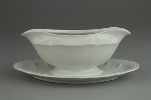 Sauciere mit teller einteilig - mit,