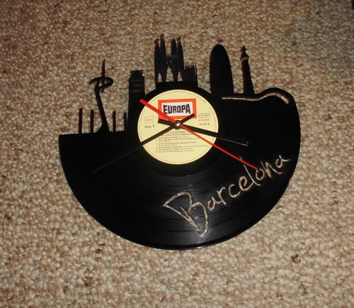 Schallplatten uhr barcelona - schallplatten,