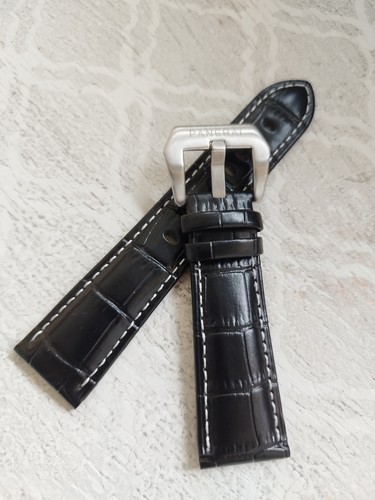 Uhrenband kalbsleder schwarz - kalbsleder,