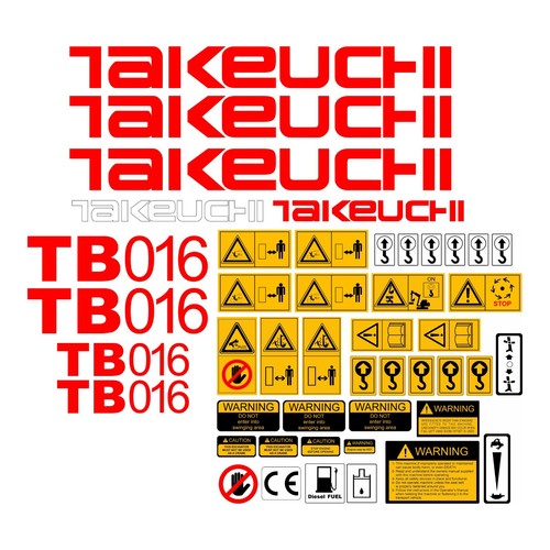 Takeuchi tb016 016 mini - tb,