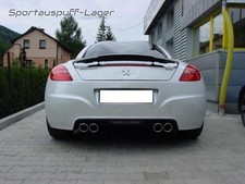 Ulter Duplex Sportauspuff Peugeot RCZ 1.6l 2.0l je 2x90mm abgeschrägt