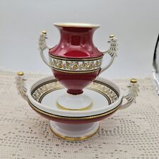 Wunderschön. ROYAL TETAU ATELIER Porzellan VASE & FUSSSCHALE