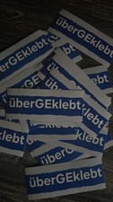 40 "überGEklebt" Sticker |