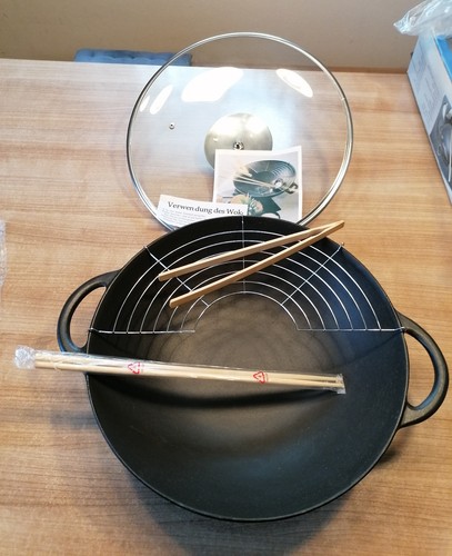 Wok gusseisen schwere - wok,