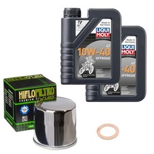 Kawasaki KVF 360 C Prairie Hardwood G 07, LM 10W-40 Off. 2L, HiFlo Ölfilter Set