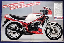 Yamaha RD 350 LC Power Valve, Originale Werbung aus 1984. ca. DIN-A-3  !!!