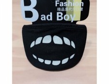 Funny Face Mask Mund Nasen Maske Manga Anime Style Behelfs-Gesichtsmaske Gebiss