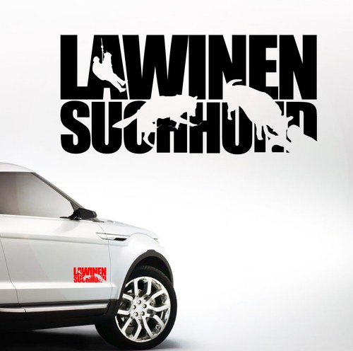 Auto aufkleber lawinensuchhund - auto,
