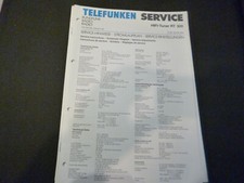Original Service Manual Schaltplan Telefunken RT 300