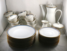Rosenthal Studio Line  2000 Gala blau, Kaffeeservice für 12 Personen, komplett