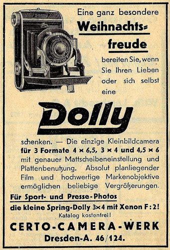 Werbung reklame 1932 dolly - 1932:,