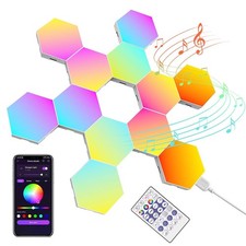 Sechseck Gaming Wandleuchte