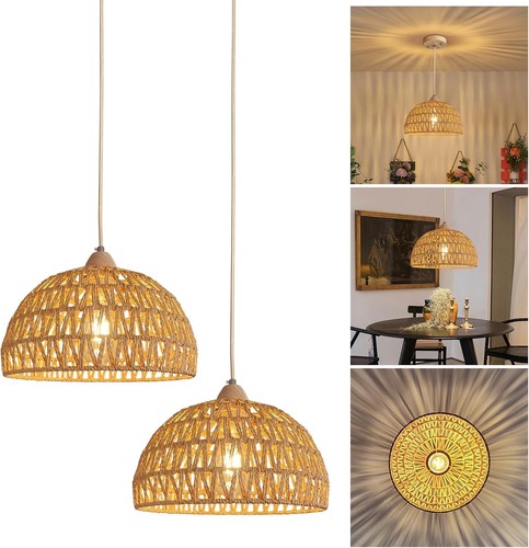 Pendelleuchte rattan boho - pendelleuchte,