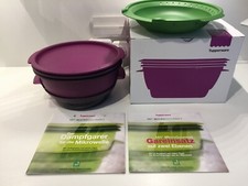 Tupperware Dampfgarer „MicroGourmet“ mit Einsatz und Rezepthefte, #TU-1