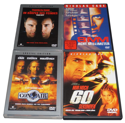 Nicolas cage dvds 8mm con - dvds,, 8mm,