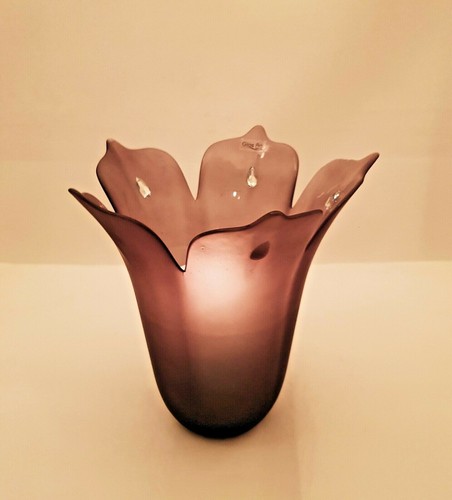 Windlicht glas farbe flieder - windlicht,