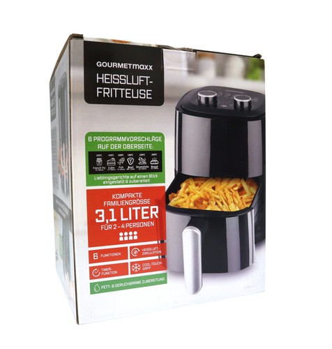 Gourmetmaxx heißluftfritteuse - gourmetmaxx,