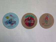 3 x Coca Cola Tricker Wackelbild Hologramm - IZZY-Olympia'96 / Nr. 8, 11, 29
