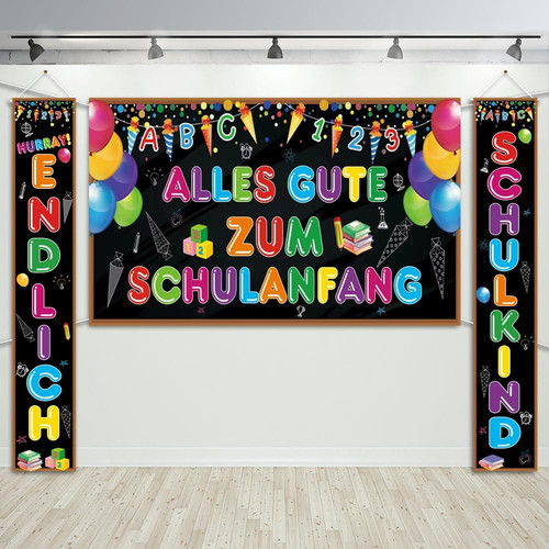 Einschulung banner deko - einschulung,