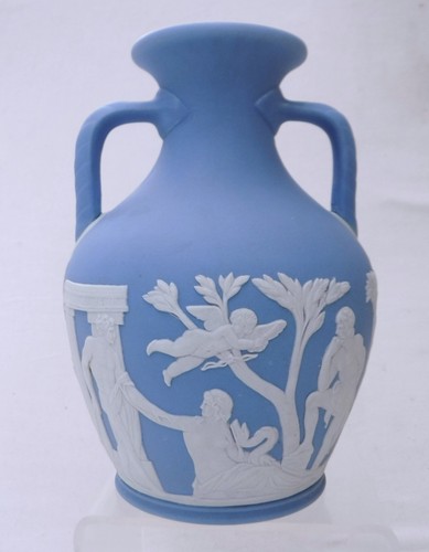 Vase wedgwood hellblau - vase,