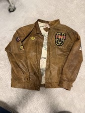 Adidas vintage lederjacke - adidas, 80er
