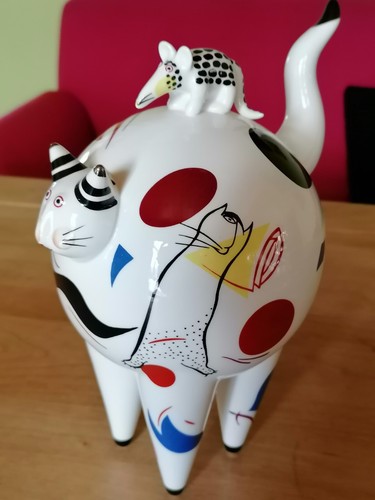 Katze mit nasenbär villeroy - katze,