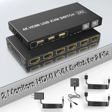Dual Monitor HDMI KVM Switch 2