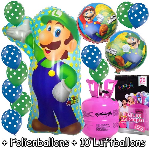 Luigi folienballons ballongas - luigi,