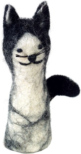 Handgemachte fingerpuppe aus - handgemachte,